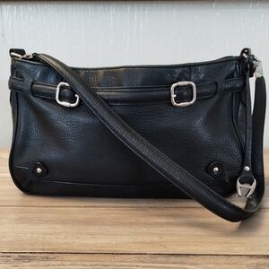 Etienne Aigner Equestrian Style Genuine Leather Shoulder